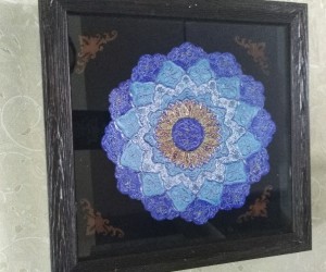 بشقاب میناکاری باقاب-49909